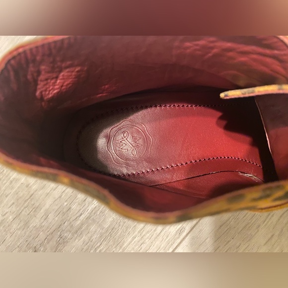 Monica Marquez Animal π Print Ankle Boots Shoes Leather Quality Sz 4 π²π½ 7.5 πΊπΈ - Picture 8 of 8